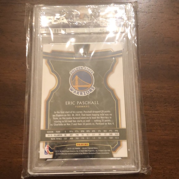 Eric Pascall PSA 9 Select Rookie Card - Picture 2 of 2